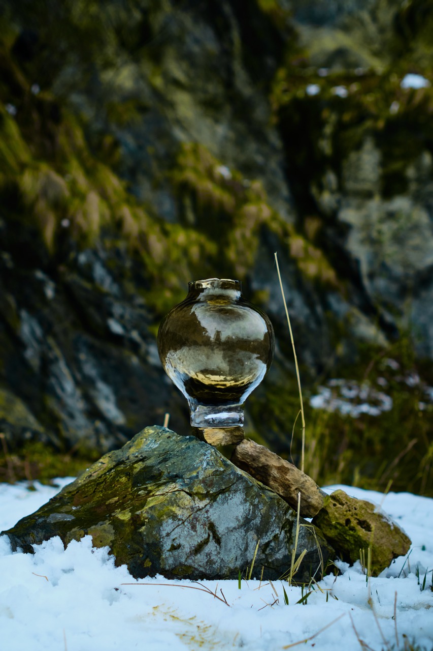 Мидори Ваза Стеклянная 31.5х23х29см