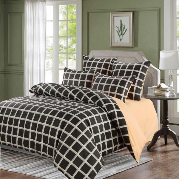 Денди (черный) КПБ сатин 1.6