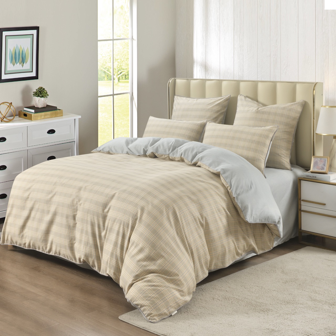 Джагер (тауп) КПБ сатин 2х