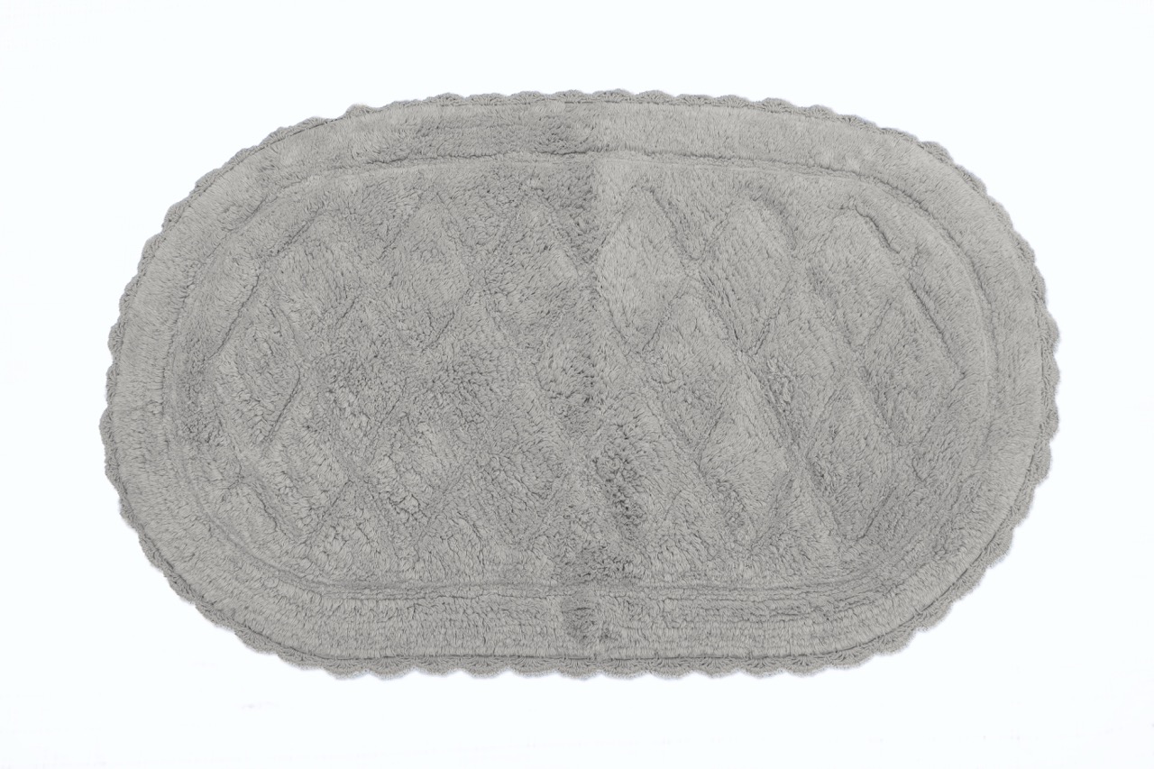 KIMBERLY (серый) Коврик для ванной 60х100