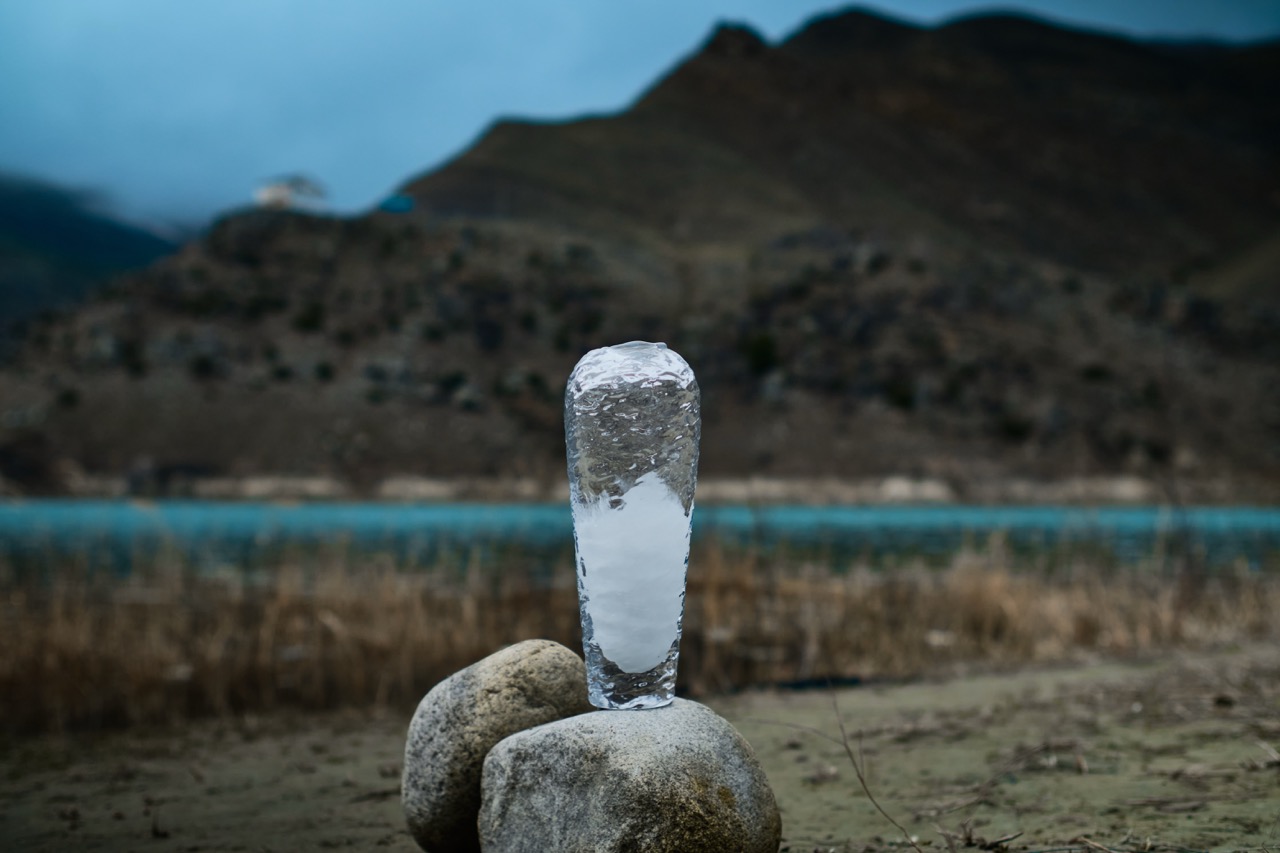 Киоко Ваза Стеклянная 13.5х11х32.5см