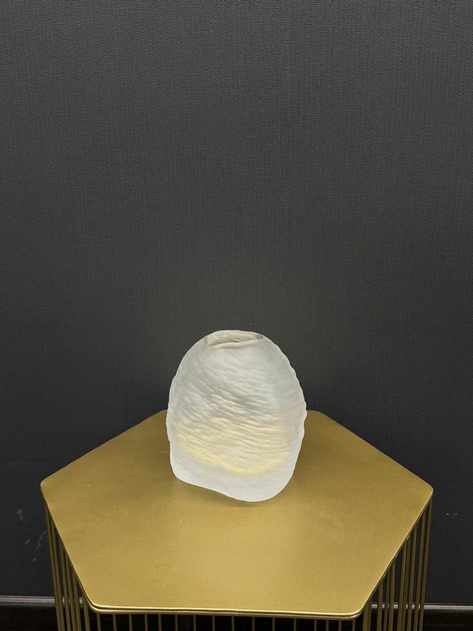 Фуджи Ваза Стеклянная 14.5х14.5х15.5см