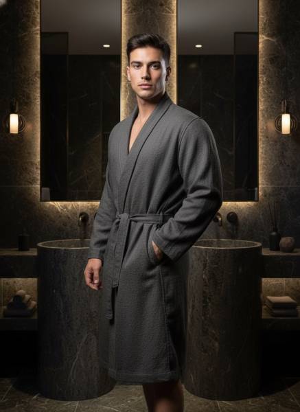 Дориан (антрацит) L-XL Мужской Халат