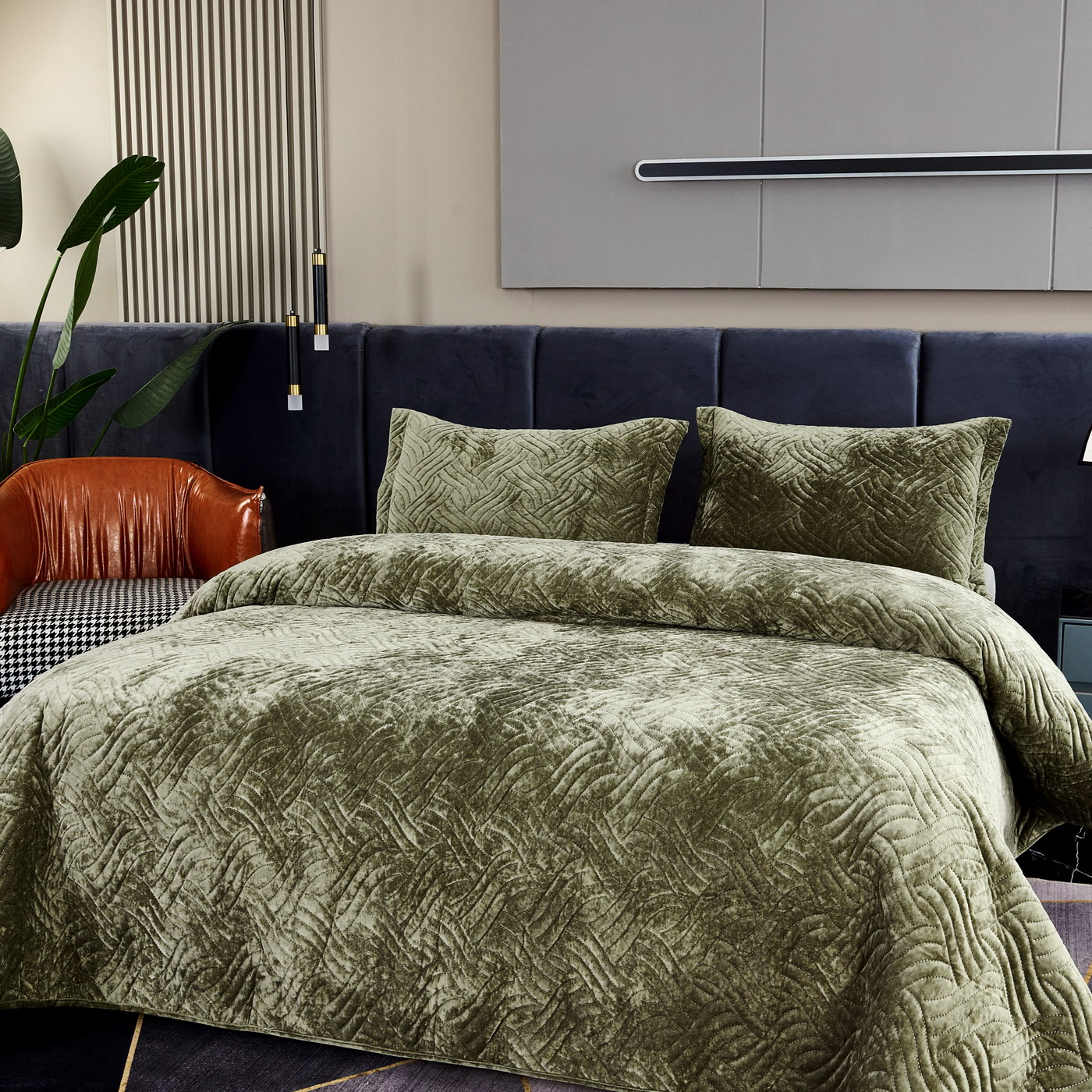 Деварта (олива) Покрывало 160х220