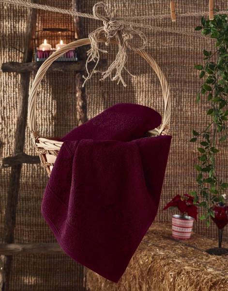 GARLET (бордо) 50х90 Полотенце Махровое