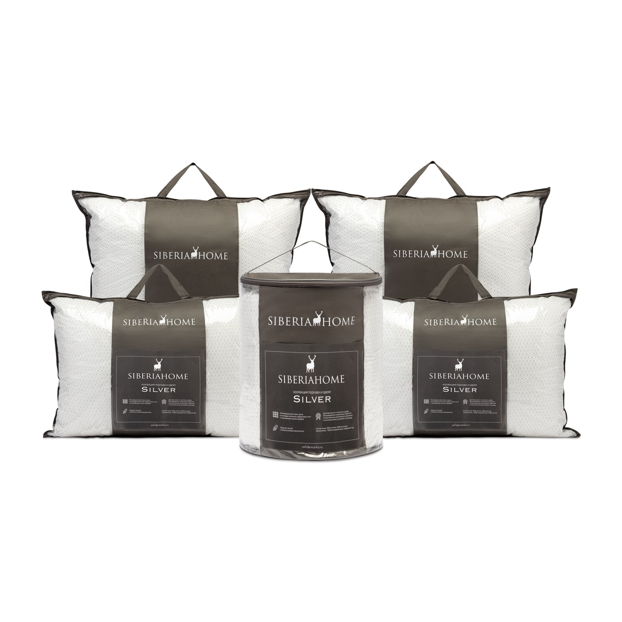 Silver Подушка 70х70 Siberia