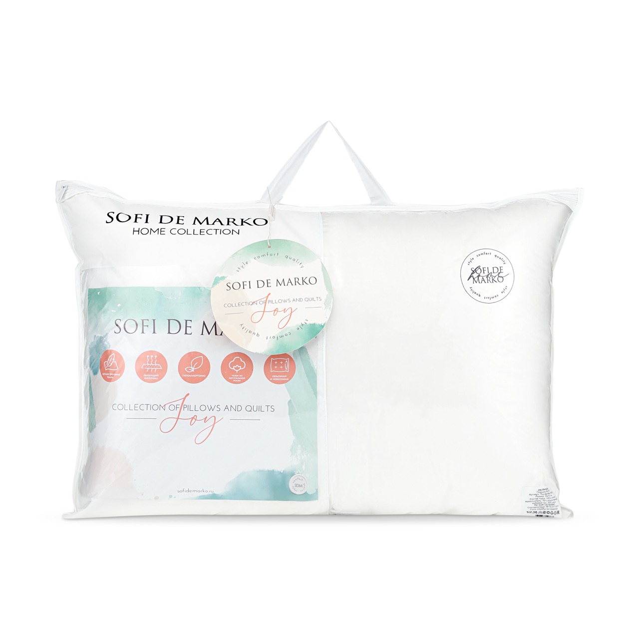 JOY (белый) Подушка 50х70