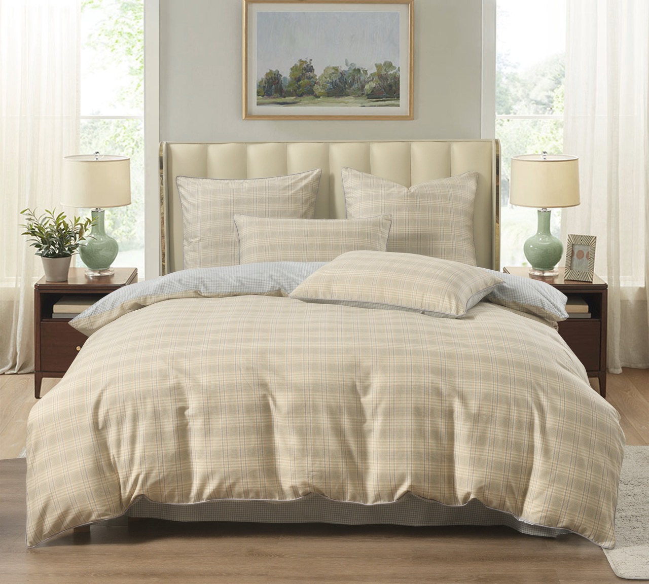 Джагер (тауп) КПБ сатин 2х