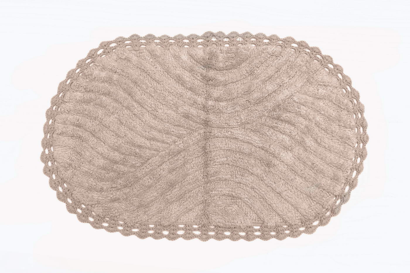 SIERRA (капучино) Коврик для ванной кружевной 60х100