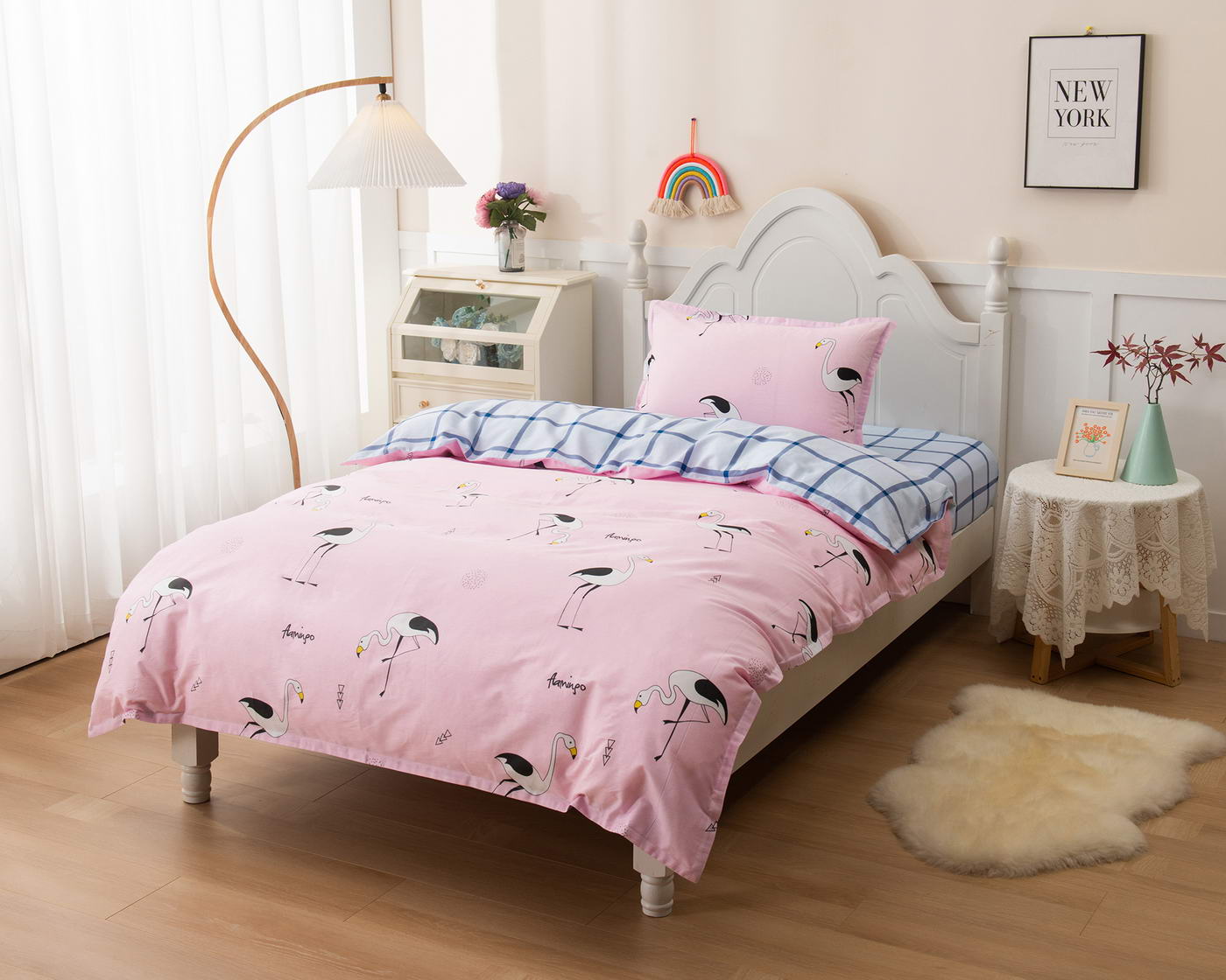 Flamingo (розовый) КПБ детский