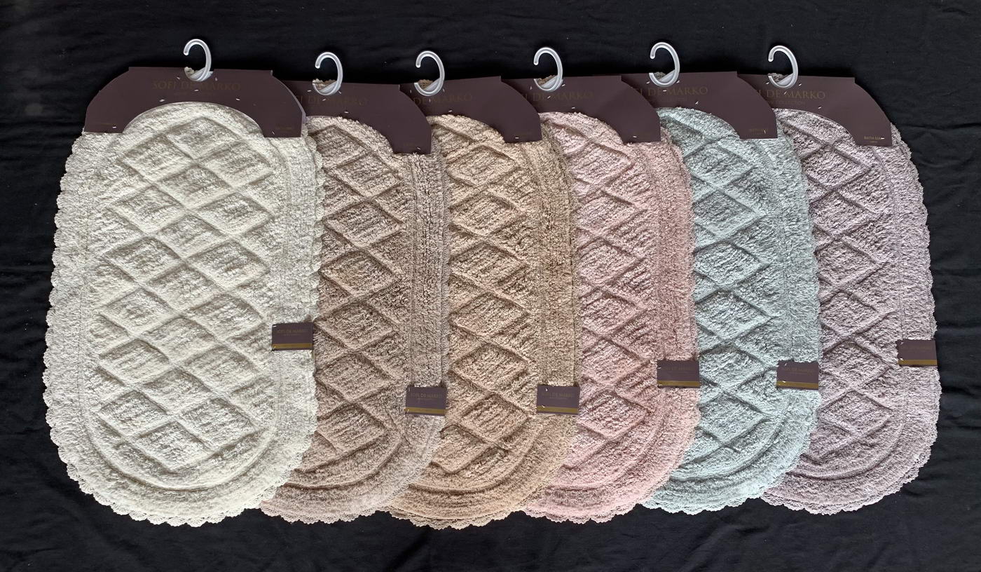 KIMBERLY (крем)  Коврик для ванной 60х100