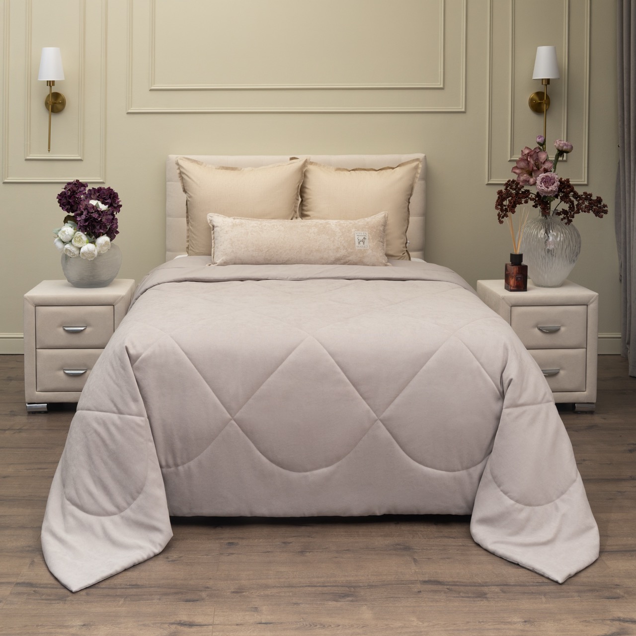 Реймонд (серый) Покрывало 240х260 Siberia