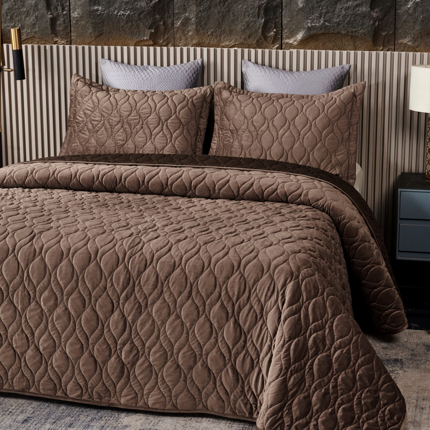 Нобилис (шоко) Покрывало 240х260