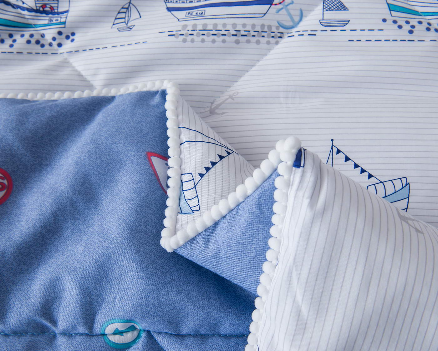 Кораблики (белый) Комплект Детский