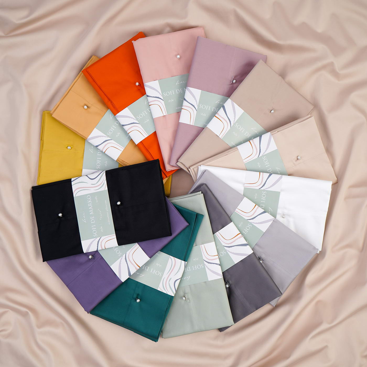 Premium Mako (оранжевый) Наволочка 50х70