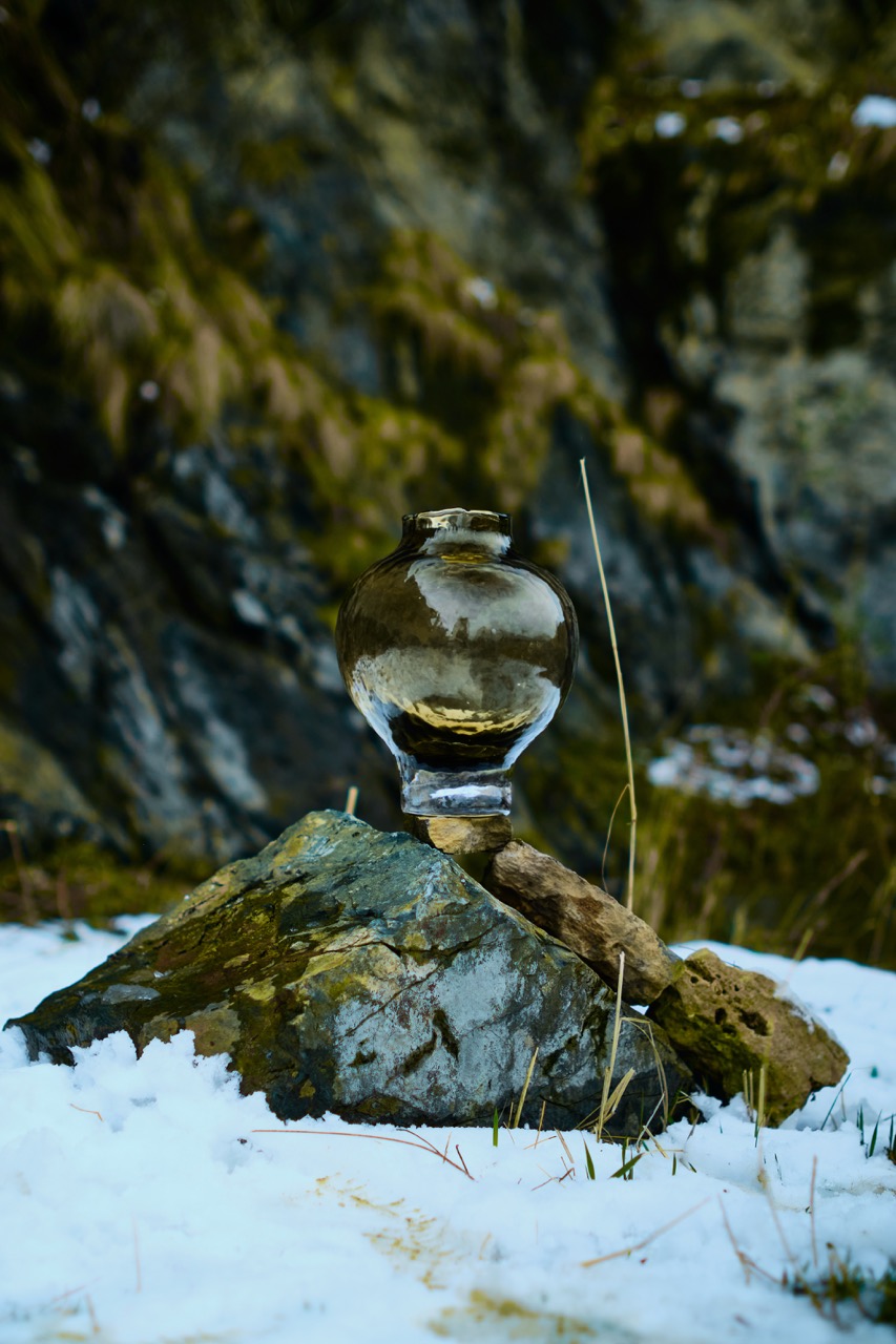 Мидори Ваза Стеклянная 31.5х23х29см
