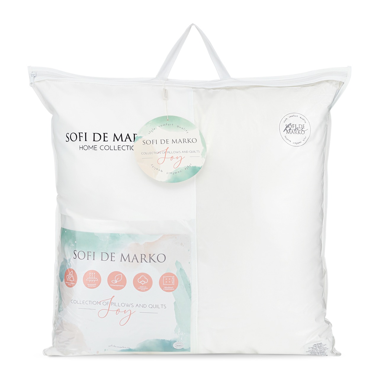 JOY (белый) Подушка 70х70