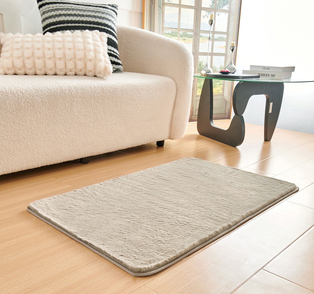 PELLICIA (бежевая) Набор ков. 60х100 и 50х70