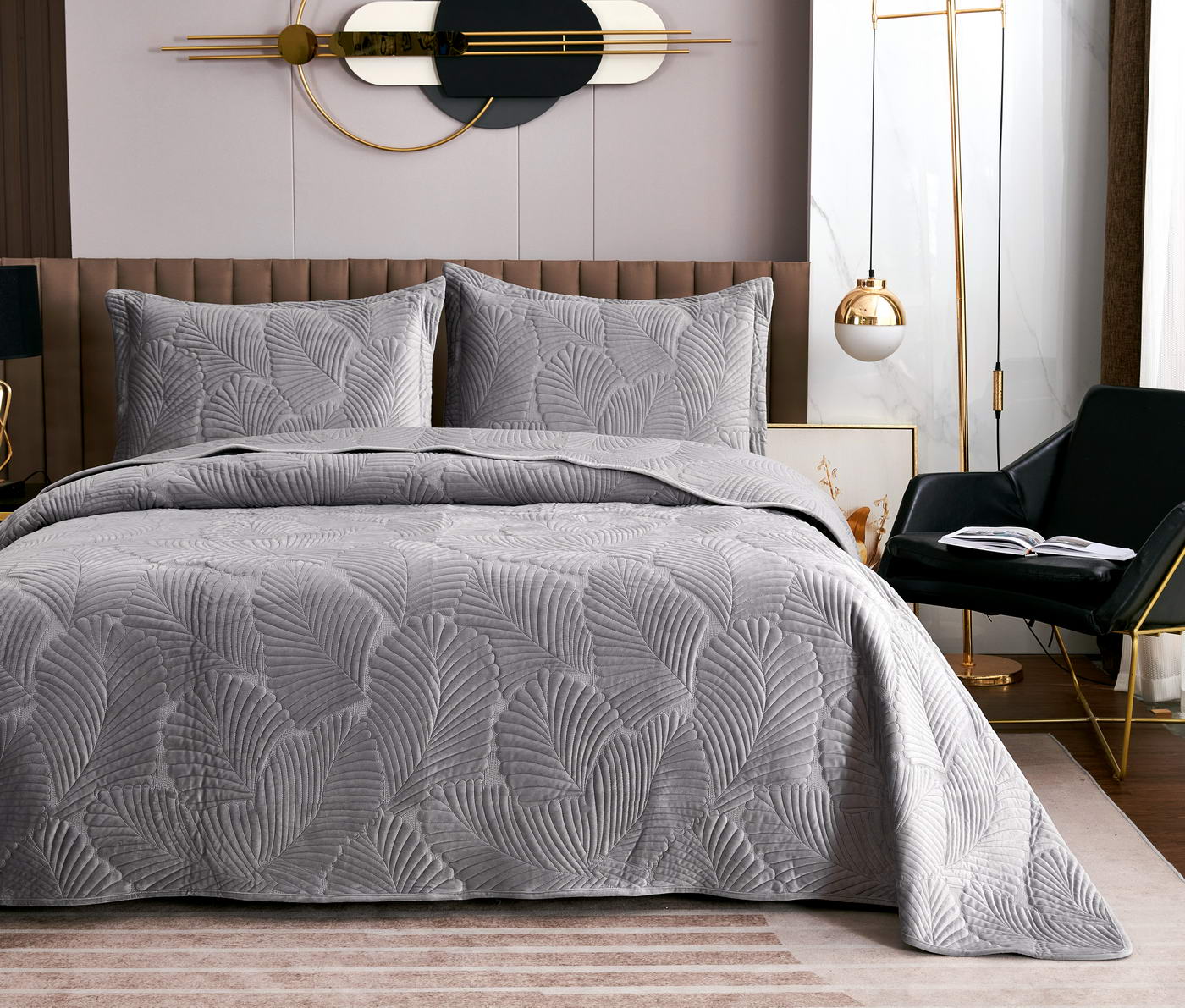 Ноэль (пеп лиловый) Покрывало 240х260