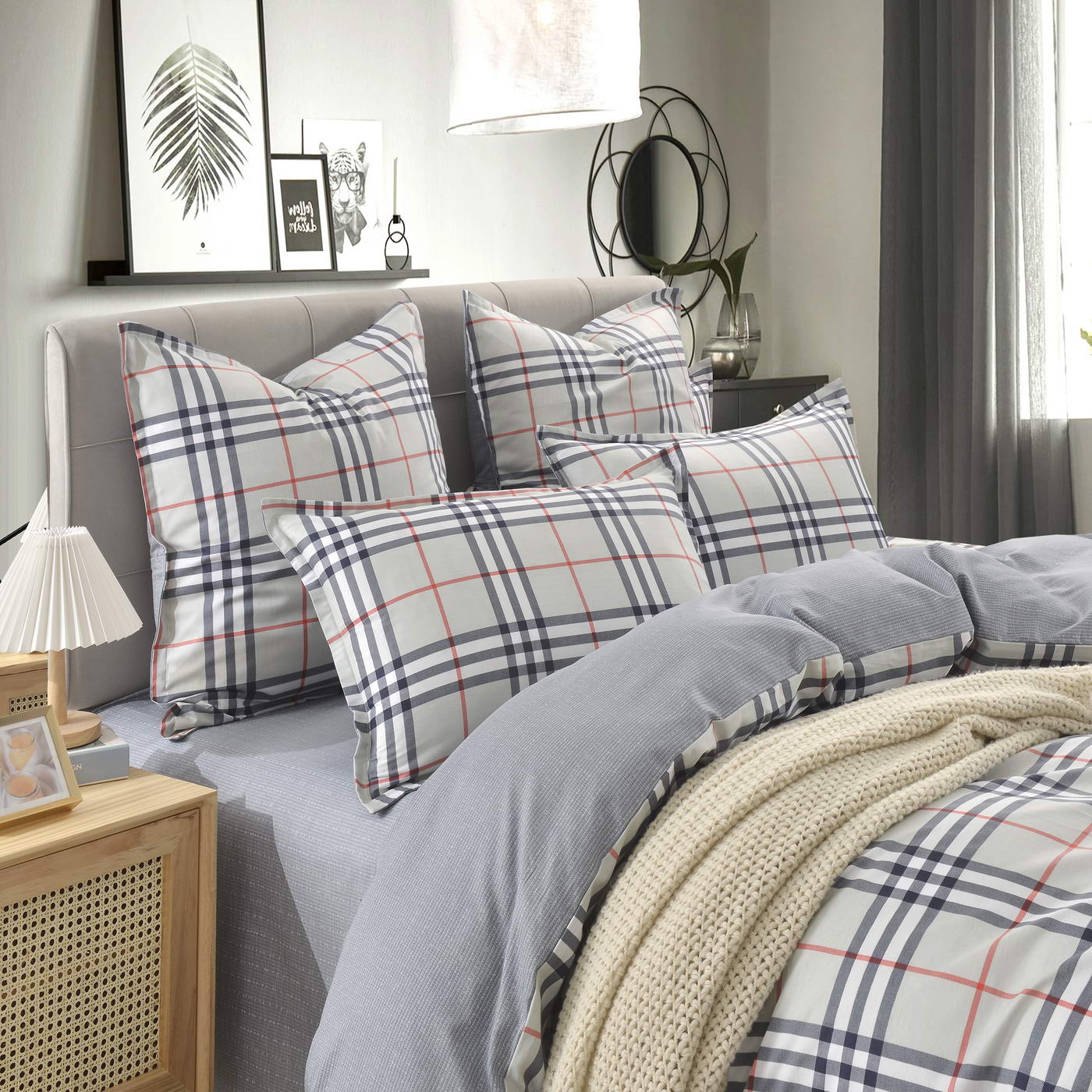 Урмас (серый) КПБ сатин Евро 4н