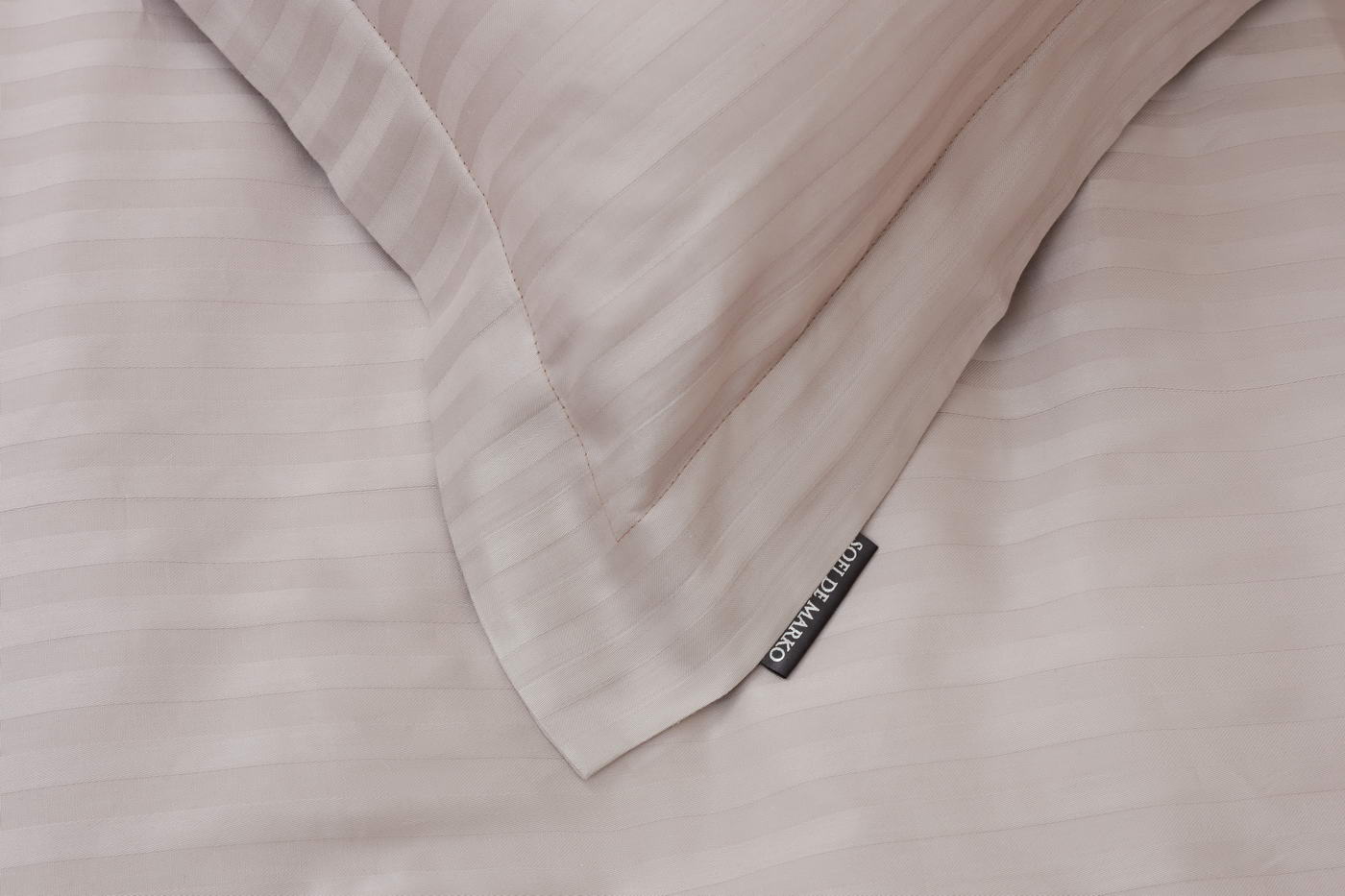 Моне (пеп лиловый) КПБ страйп сатин Евро 2н