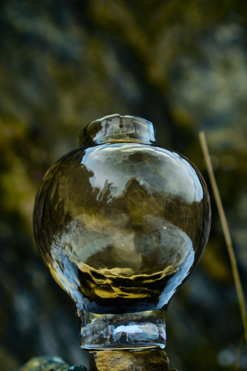 Мидори Ваза Стеклянная 31.5х23х29см