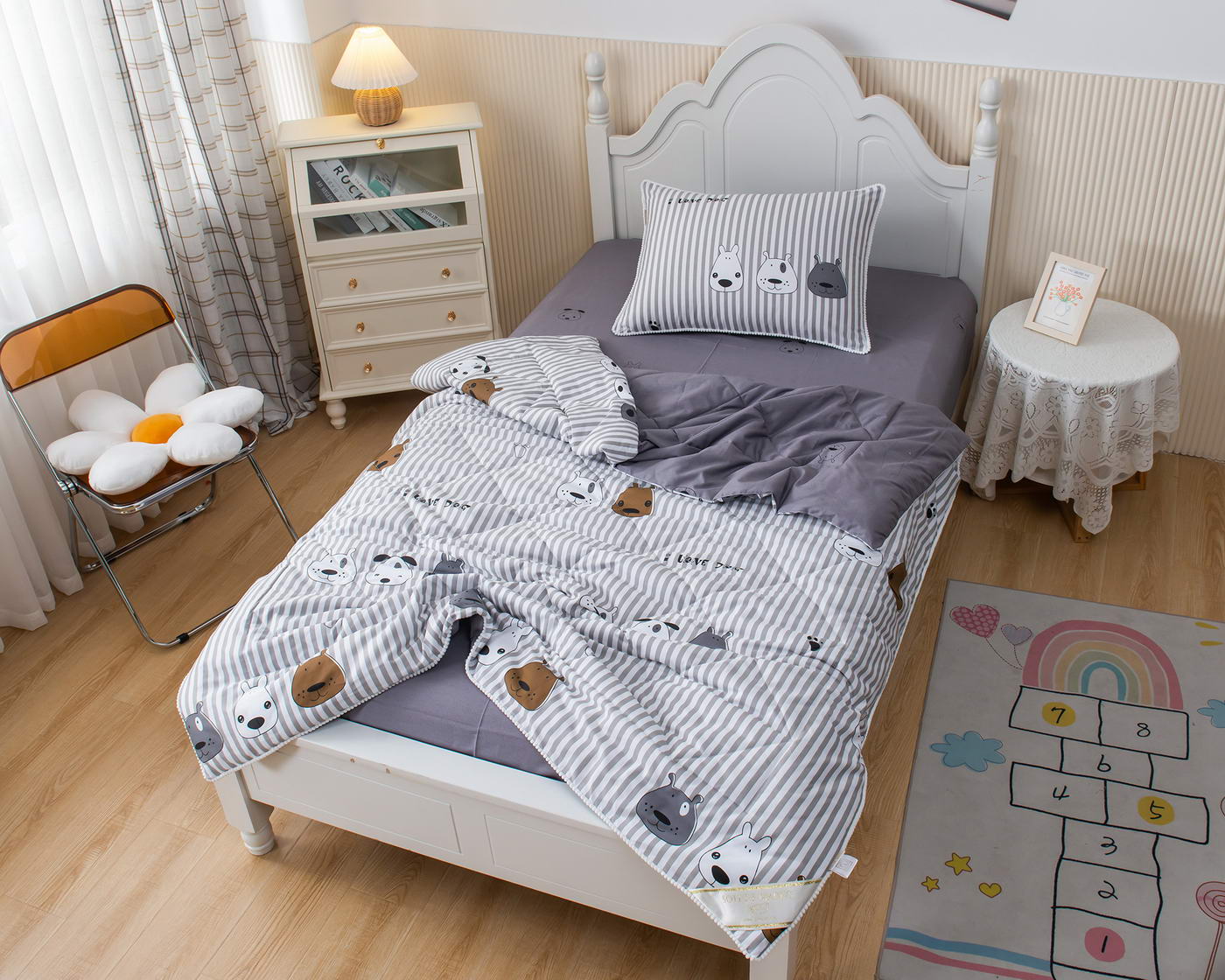 Собачки (белый) Комплект Детский