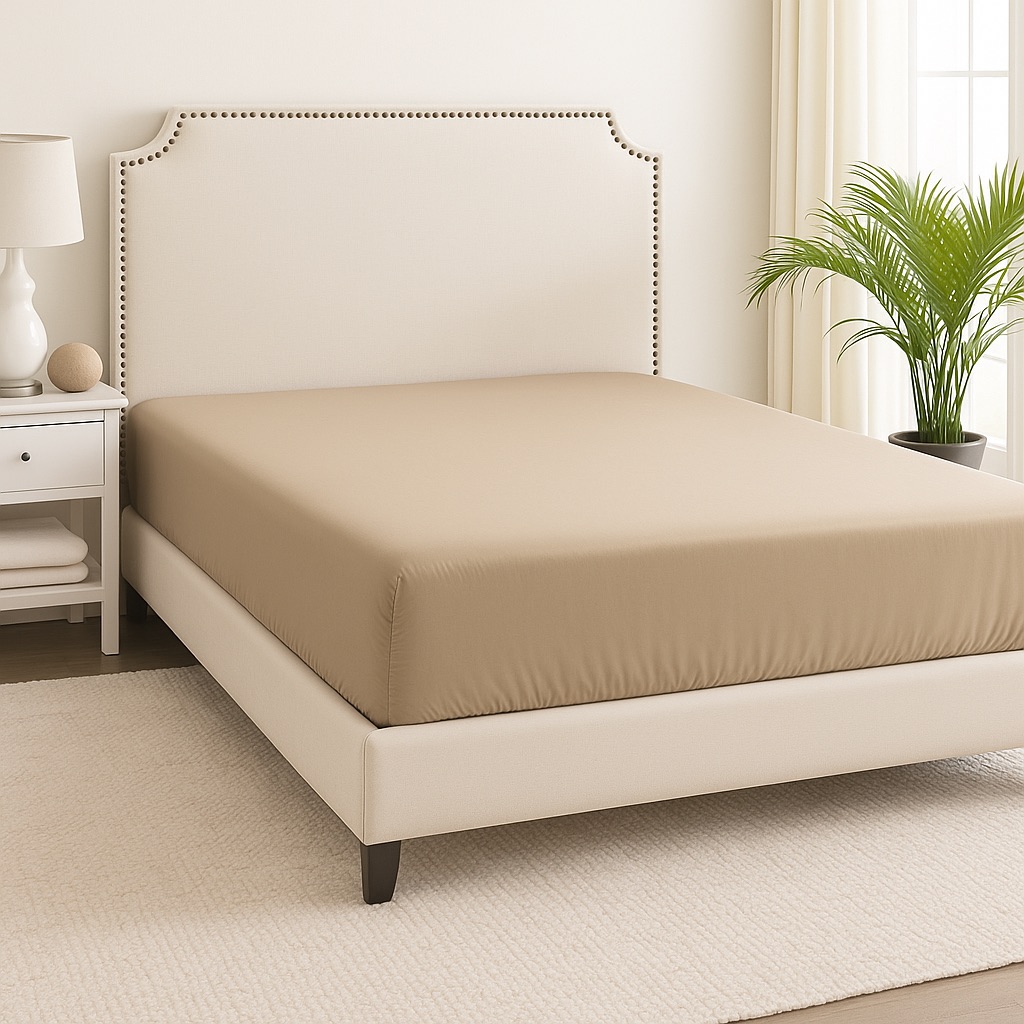 Трисс (беж) Простыня 180х200х20