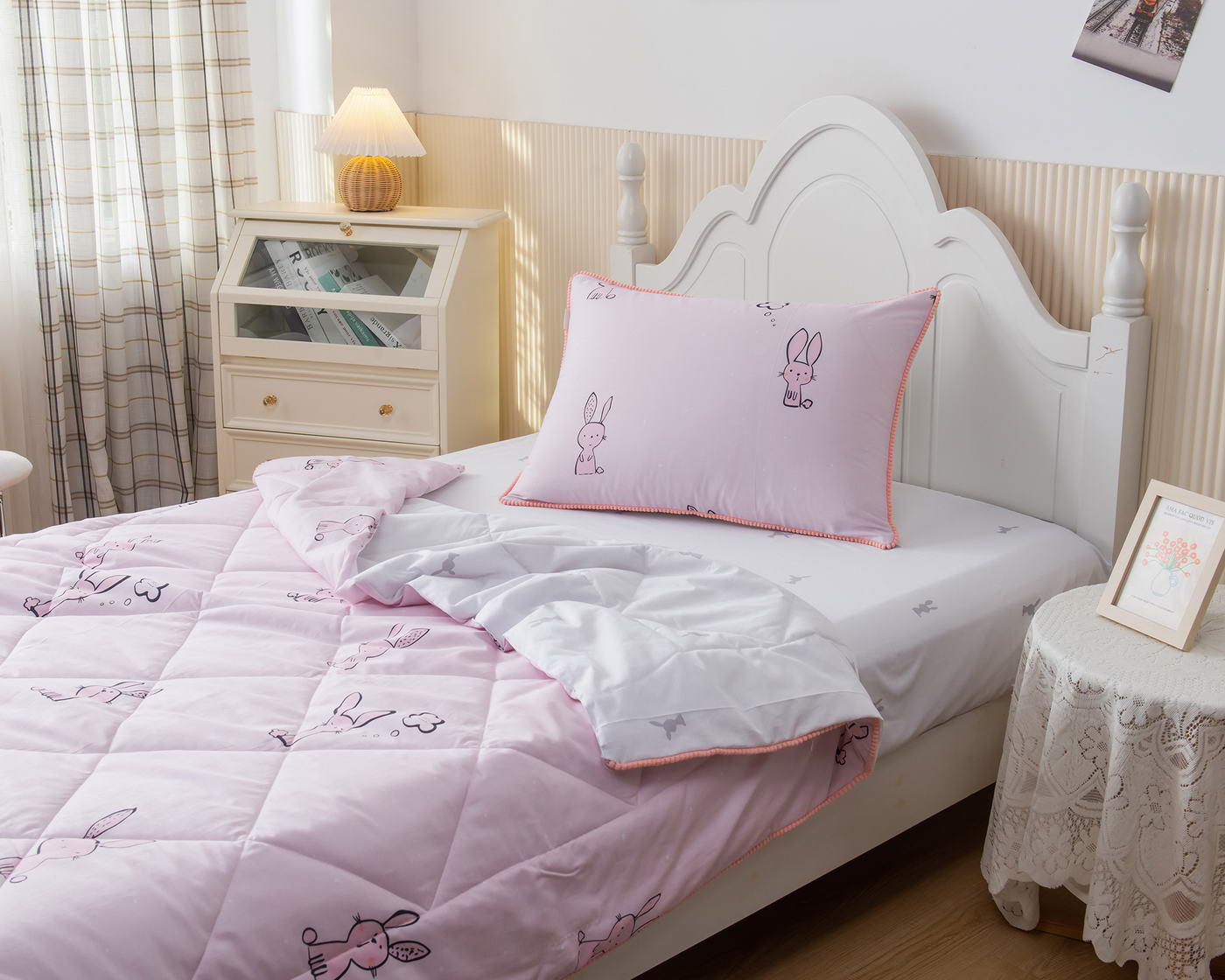 Зайчонок (розовый) Комплект Детский