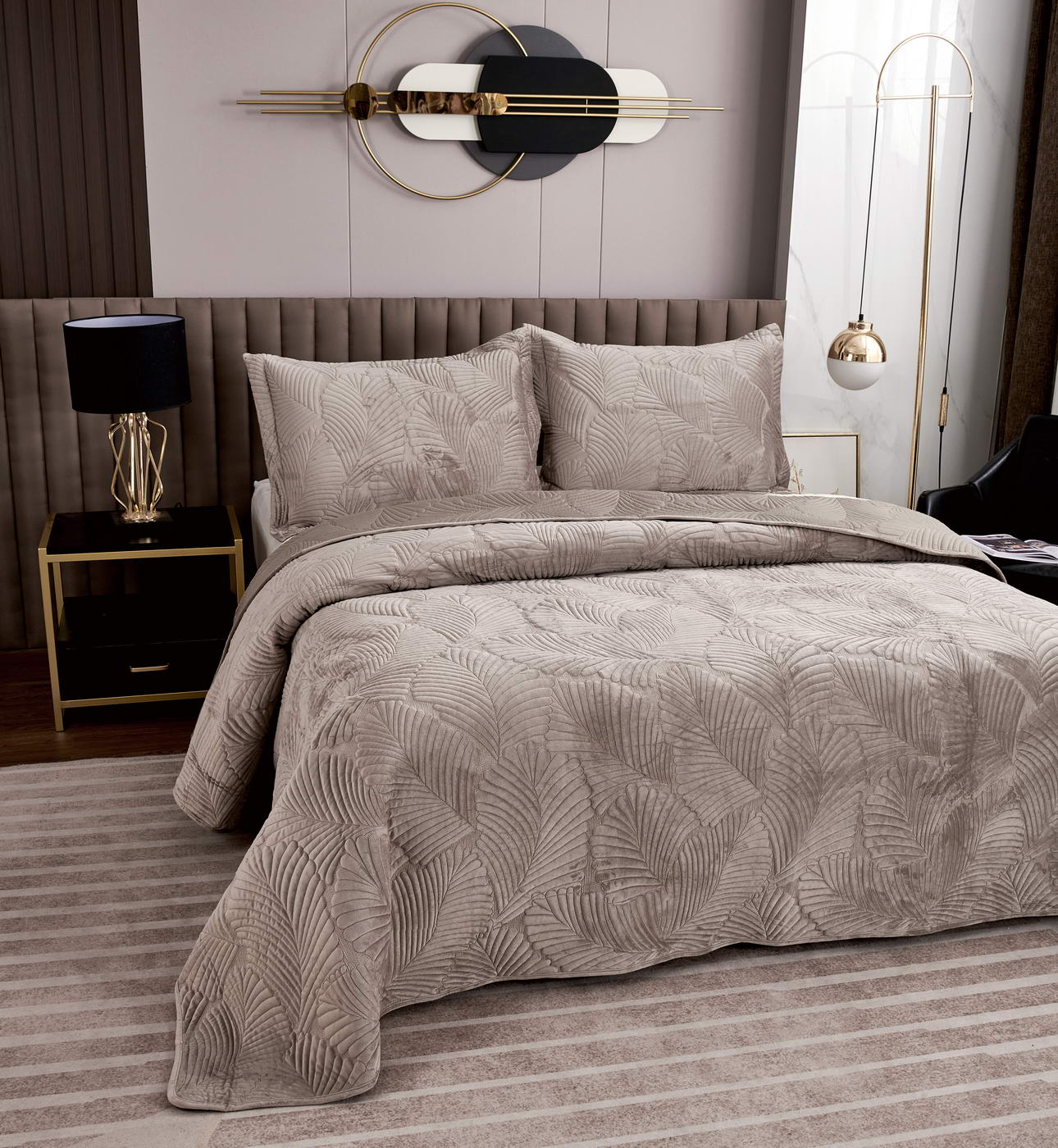 Ноэль (беж) Покрывало 240х260