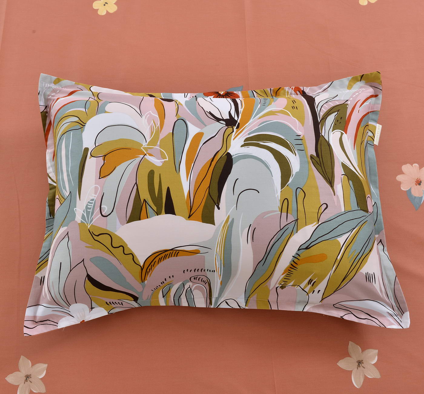 Эрис (розовая) КПБ сатин Евро 4н