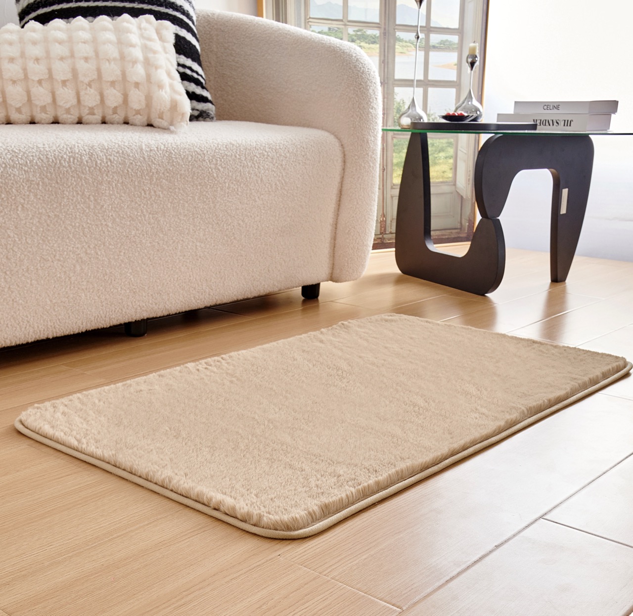 PELLICIA (капучино) Набор ков. 60х100 и 50х70