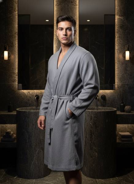Дориан (серый) L-XL Мужской Халат