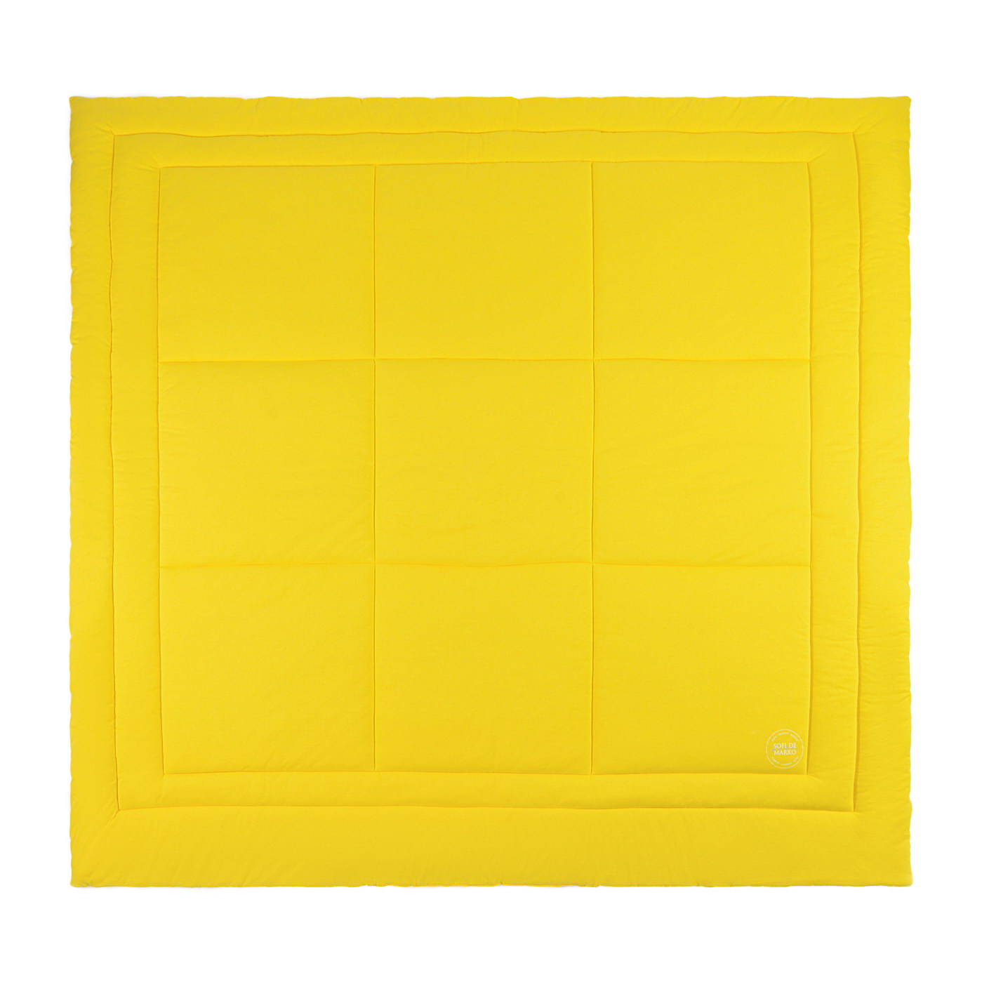Роланд (желтое) 220х235 Трикотажное одеяло 