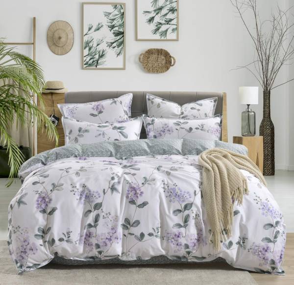 Нигина (зеленый) КПБ сатин 7Е