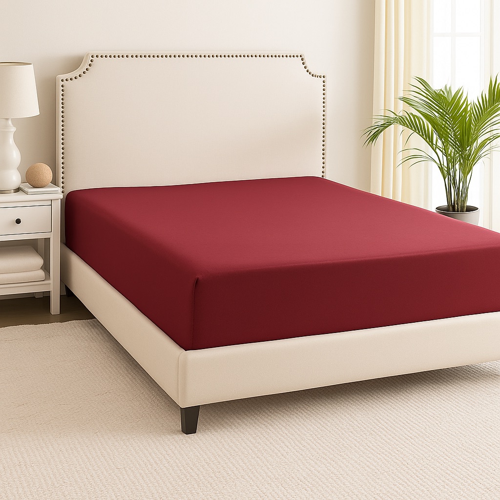 Трисс (бордо) Простыня 90х200х20