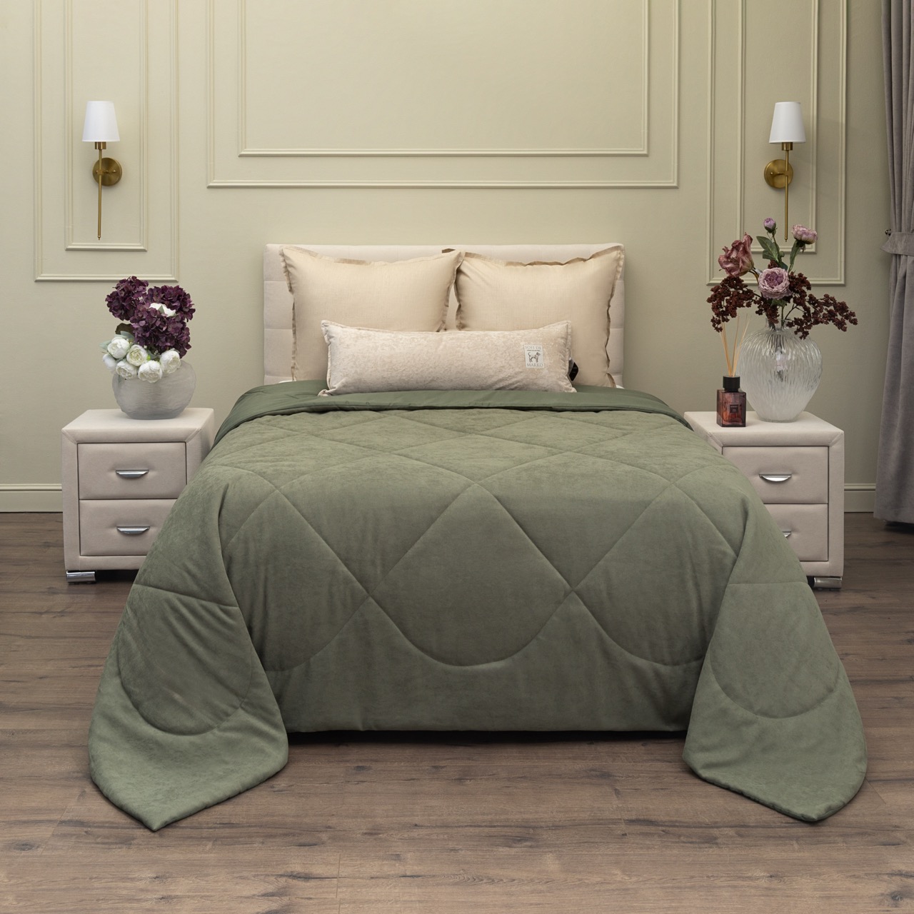 Реймонд (хаки) Покрывало 240х260 Siberia