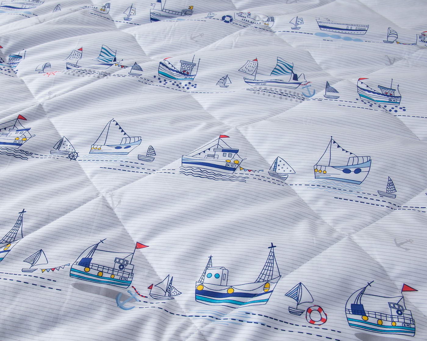 Кораблики (белый) Комплект Детский