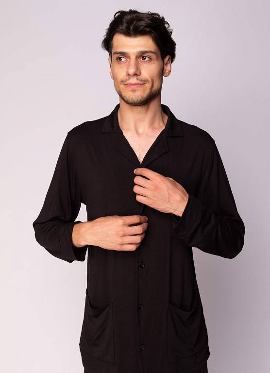 Адам (черная) XL Пижама Мужская