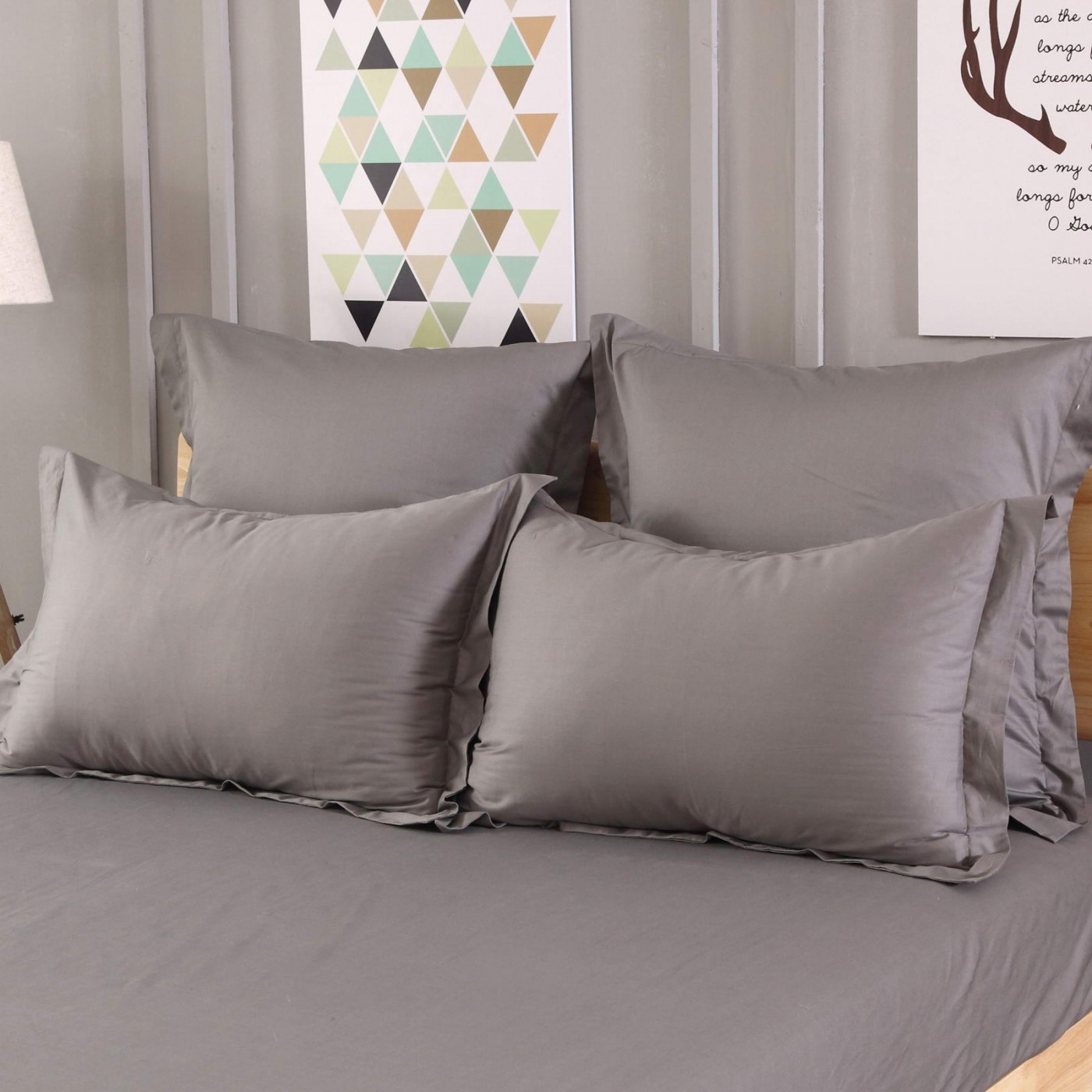 Матера (стоун) Наволочка Сатин  50х70 (2шт)