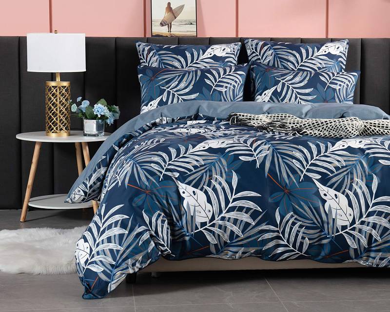 Фантазия (синий) КПБ сатин 7Е