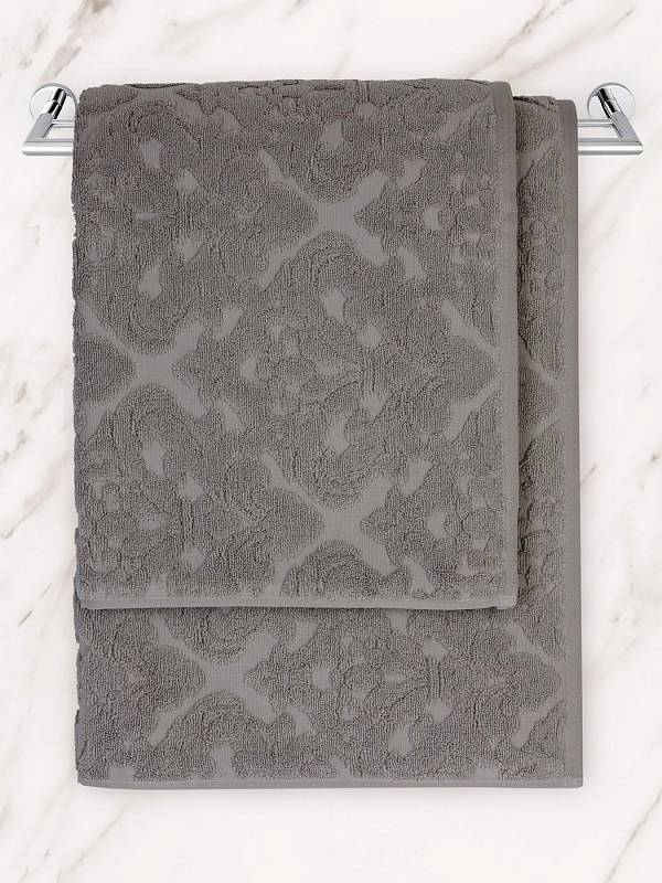 Barbara (серое) 50х90 Полотенце Махровое