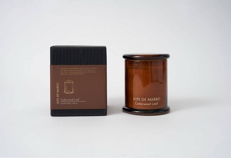 Кедровый лист (Cedarwood Leaf) Свеча Ароматическая (250гр)