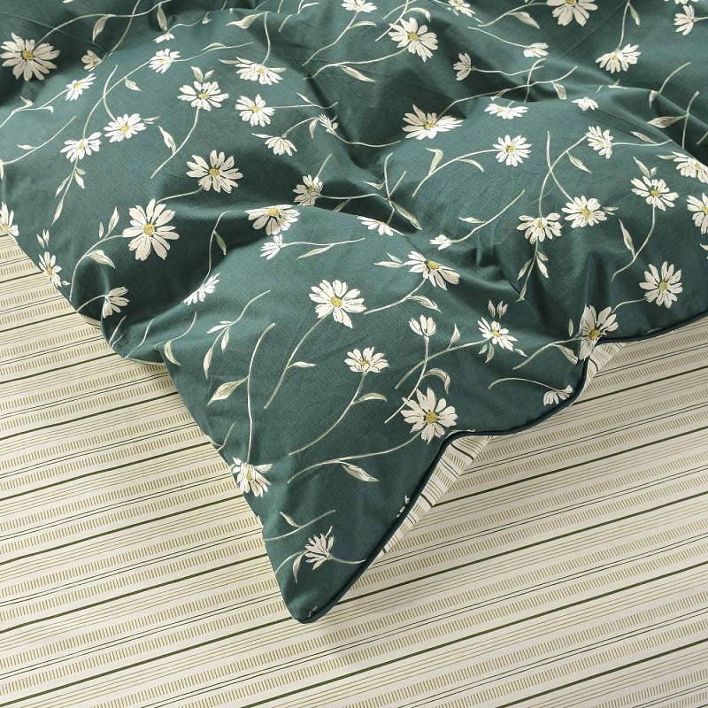 Бель (зеленая) КПБ сатин 7Е