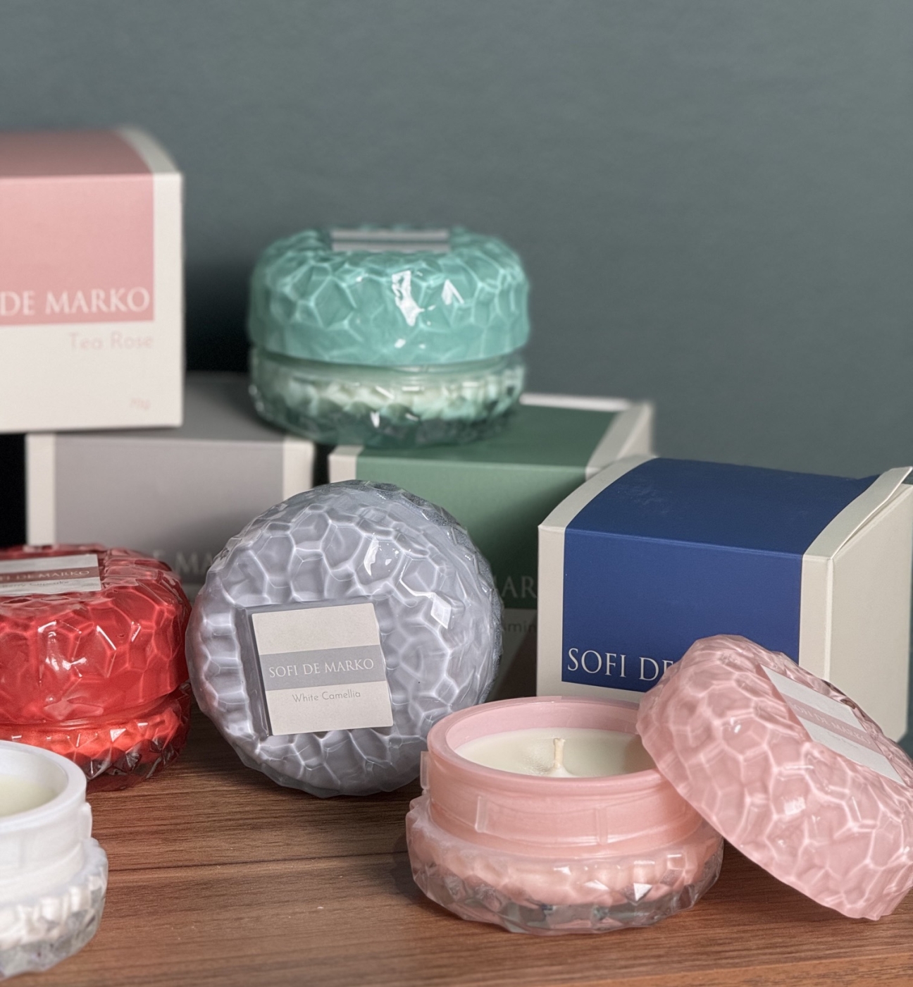 White camellia Ароматическая свеча (70гр)