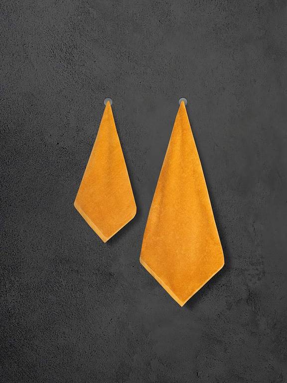 Диамонд (Diamond) (горчичное) 70х140 Полотенце Махровое