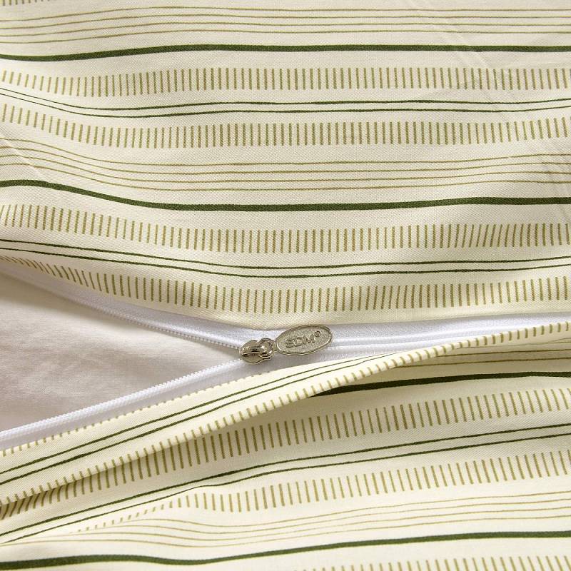 Бель (зеленая) КПБ сатин 7Е