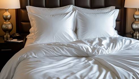 HORECA КПБ сатин гладкокрашенный Евро Образец