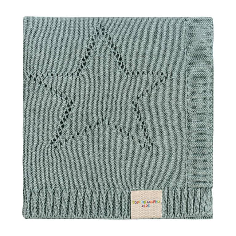Астериск (Asterisk) (мятный) Плед Детский 70х90