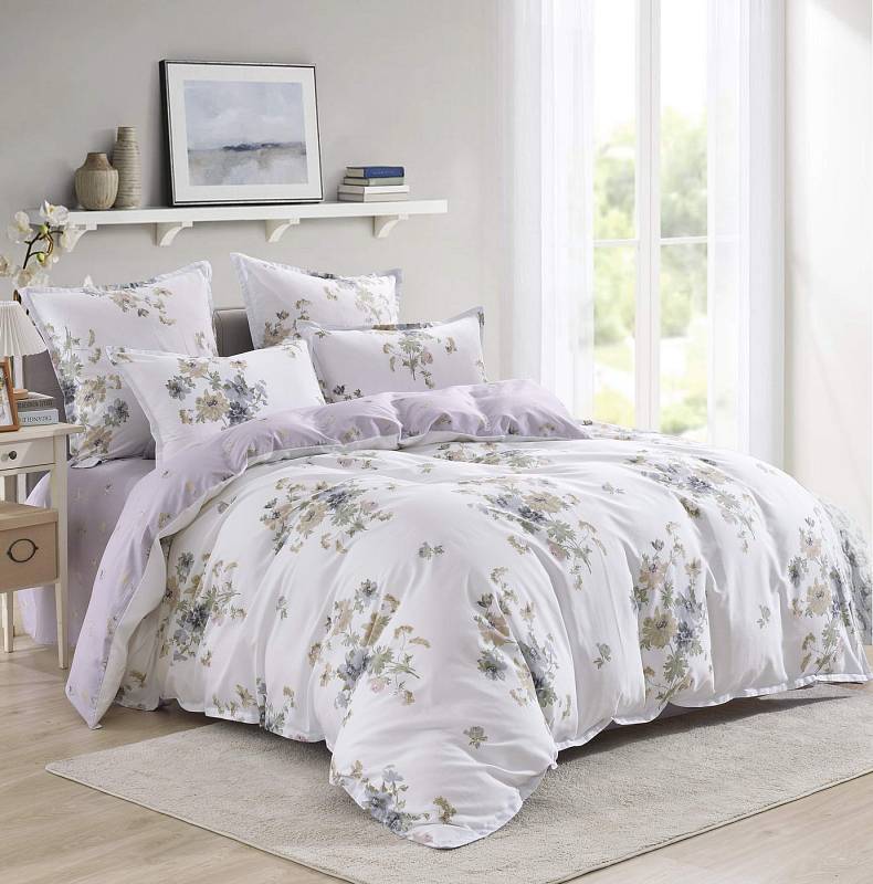 Олби (фиолет) КПБ сатин 7Е